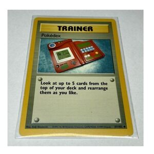 Pokémon Pokédex 87/102 Base Set Trainer Uncommon Regular WOTC 1999 Card